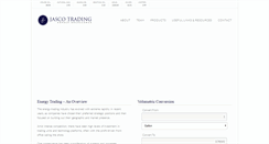Desktop Screenshot of jasco-trading.com